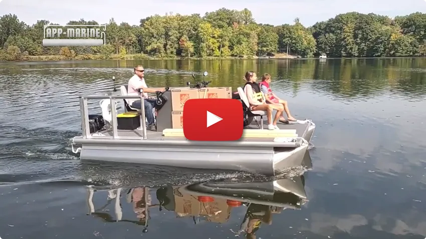 Aqua Cycle UTL-14 Commercial Pontoon Boat