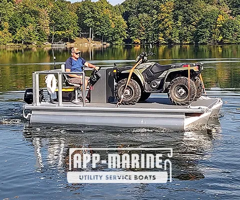 UTL-14&trade; Sports Pontoon Boat