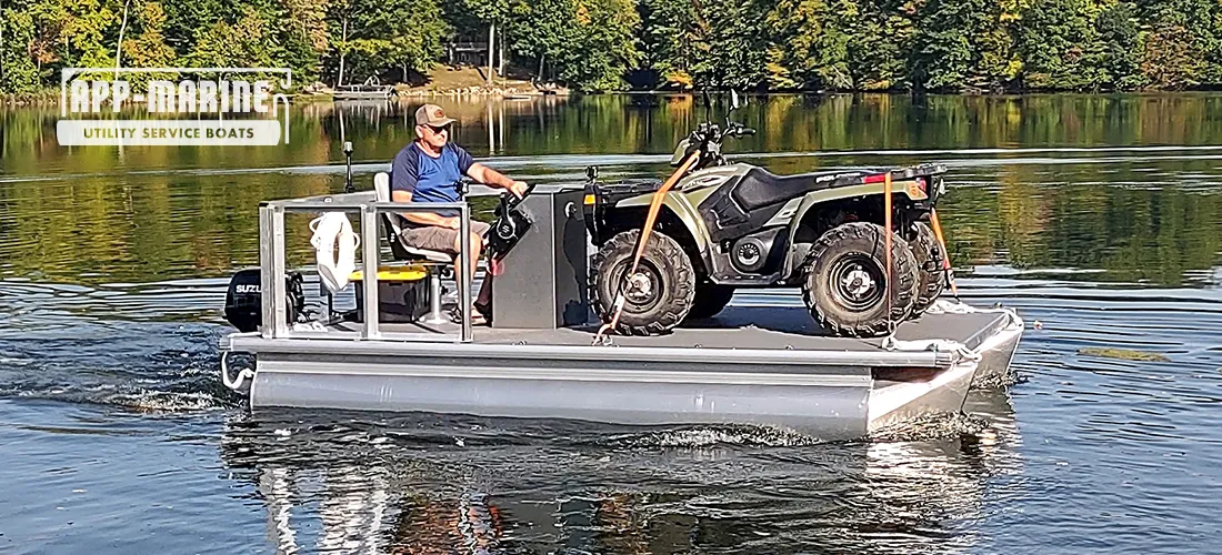 UTL-14&trade; Sports Pontoon Boat